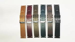 Genuine Cowhide Retro Oil Wax Watch Band 18mm19mm20mm21mm22mm24mm Quick Release Business Leather Strap for Seiko for Casio Wrist