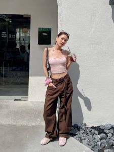 Glamclothes Pami Denim — Barrel Pants กางเกงยีนส์ขายาวผ้านุ่มเอวสูง
