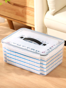 MRUN | Large Clear Thick Mahjong Storage Box