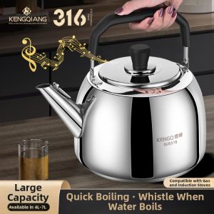 RONGCHUAN | Gas Whistle Kettle 316 Stainless Steel