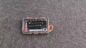 Bộ Cờ Lê Mini 27 Món Kèm Tua Vít Ratchet Đầu Nối 1/4 Inch Cờ Lê Ratchet 72 Răng Bộ Dụng Cụ Cầm Tay Kết Hợp Đầu Nối Và Cờ Lê Dành Cho Người Lớn (nam/nữ)