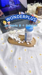 Viên Nhai Bổ Sung Canxi & Vitamin Wonderplus Giảm Đau Nhức Xương Khớp Giúp Xương Chắc Khoẻ Hộp 60 Viên
