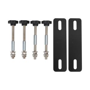 Mounting Pins Kits for Traction Boards Recovery Tracks 4.72"~6.69" Hole Spacing Support Track Bolts Bracket Set