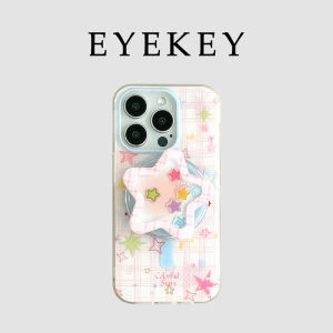 Eyekey Ins Style Korean Floral Patterned Star Magnetic Attraction Phone Case Full Cover Protection for Apple 16 pro Max Iphone 15 New Model 13