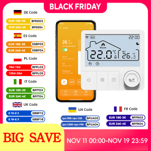 Tuya Smart Wifi Heating Thermostat Battery Wifi Thermostat Gas Boiler Thermostat Temperature Controller Alexa Google Home Alice