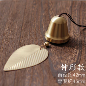 Minimalist โมเดิร์นทองแดงบริสุทธิ์รถ Bell กระดิ่งลมขนาดเล็ก DIY สไตล์ญี่ปุ่นโลหะ Wind Chime อุปกรณ์เสริม Handcraft ตกแต่งแขวนเครื่องประดับ