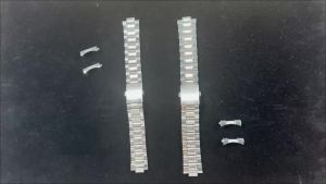 Dây Đeo Đồng Hồ Bằng Thép Không Gỉ Đa Năng Có Khóa An Toàn Gấp Gọn 20mm 22mm Dây Đeo Kim Loại Màu Bạc Cho Seiko Omega Rolex