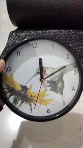 Jam Dinding Bulat Bunga Matahari Yang Indah Jam Tenang Analog Kuarsa untuk Rumah Kantor Sekolah