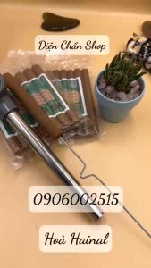 Nhang Ngải Cứu Trung Dài 18 cm 1 gói 10 cây - Hội Quán Diện Chẩn Bùi Quốc Châu