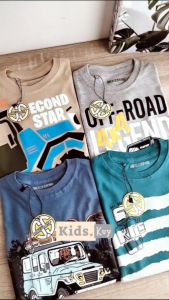 KIDS.KUY Kaos Distro Anak Laki-Laki Premium Usia 1-12 Tahun Motif Jeep Secondstar
