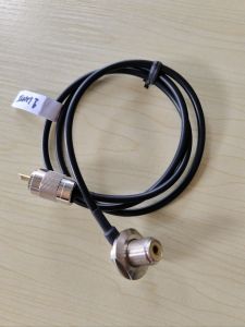 #RG58/TSLสายสัญญาณวิทยุสื่อสารพร้อมขั้วแจคเม้า+PL259