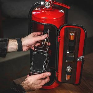 Whiskey Gift Bar Set Wine Storage Box Outdoor Portable Shape Mini Wine Dispenser Creative Decorations Storage