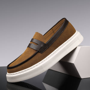 NUDANLAI | Easy-On Slipper Spring Loafer Mens Shoe