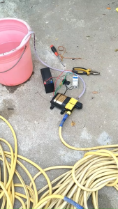 12V DC 320PSI High Pressure Self Priming Diaphragm Pump Smart Dual Core Sprayer Fresh Water Pump