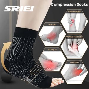 SRIEI 1 Pair Neuropathy Socks Compression Socks Foot Support Sport Pain Relief Socks