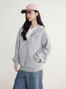 Champion | Hooded Sweatshirt Jacket Casual Fall Air Layer