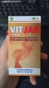 Kapsul Ekstrak VitJan | Toga Nusantara | 50 kapsul