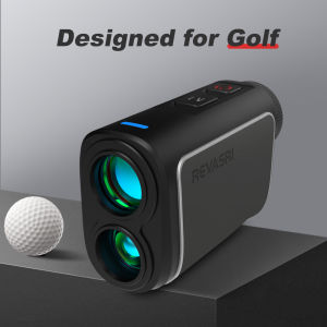 REVASRI Laser Rangefinder Golf 1090 Yards Golf Rangefinder with Slope Compensation and Flag Lock Vibration Leather Feel Magnet