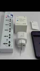 SIXWGH | 20A EWeLink WiFi Smart Socket Wireless Remote Control Compatible with Alexa Voice Control EWeLink App for Smart Home Automation