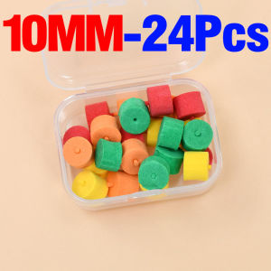 24Pcs/Box Fish Bait Lure 8mm 10mm 12mm Floating EVA Artificial Bait Carp Fishing Boilie Pop Ups Hook Fishing Terminal Tackle