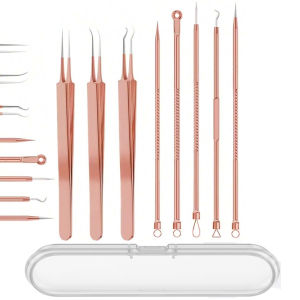Acne Blackhead Needle Black Spot Acne Blemish Skin Care Womens Beauty Acne Care Pore Cleaner Needle Hooks