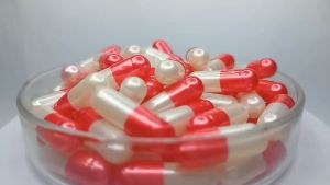 1000pcs Size 0 Pearl Red & White 2 OSPA High-Quality Empty Gelatin Capsules