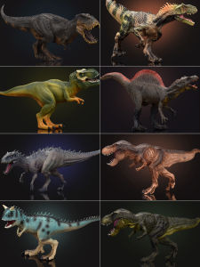 Solid Dinosaur Realistic Animal Model Jurassic Tyrannosaurus Sea Dragon Childrens Toy for Boys And Girls Simulation Plaything