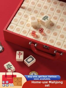 PINJIAN | Gạch Mahjong Tẩy Tay Dùng Trong Nhà Quà Cưới