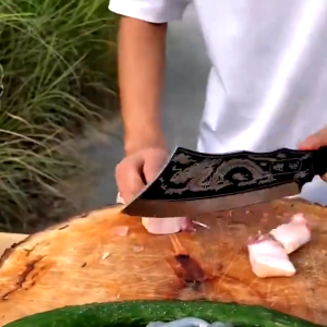 Premium Stainless Steel Chefs Knife Set - 4-in-1 Multi-Purpose Kitchen Knives for Meat & Prep