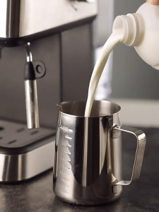 KINGREADY 250/350/600/1000Ml Milk Frother Cup Milk Coffee Cappuccino Latte Milk Jug Cup