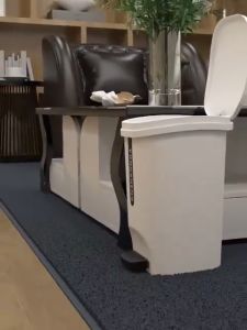 Thùng rác đạp chân thông minh - thùng đựng rác nhựa đa năng nắp lật