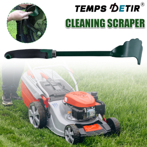 Lawn Mower Cleaning ToolHome Long-Handled Scraper With A Comfortable Rubber Grip For Cleaning Mower Chassis Decks And Blades