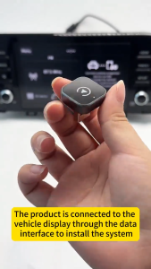 Wireless Carplay Android Auto Adapter 2 in 1 Mini Box Plug&Play CarPlay AI Box BT WiFi for Wired Car