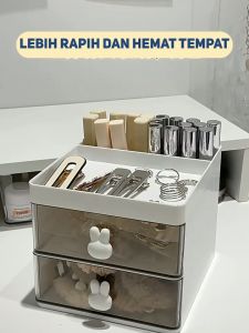 Dejavu Rak Kosmetik Serbaguna: Laci Kosmetik Organizer 2-Lapis