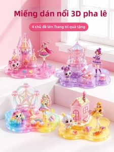 XIONGBUFAN | Glowing 3D Relief Stackable Sticker DIY Cartoon Decoration Decals