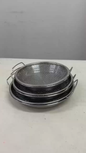 GVW Oil Filter Tray Makanan Buffet Tray Set Oil Strainer Cooling Tray Penapis Minyak Masak Kitchen