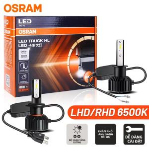 Đèn Pha Ô Tô LED OSRAM 24V Công Suất Cao 90W H1 H4 H7 6500K Siêu Sáng Đèn Xe Tải Với Quạt Turbo Tương Thích CANBUS Chính Hãng