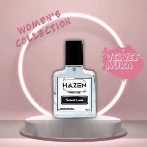 Hazen Parfume - VELVET LUNA | Parfum Wanita Cewek | Wangi Fresh Manis Tahan Lama | Eau de Perfume