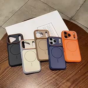 Color Collision For Magsafe Magnetic Phone Case For Xiaomi 17 Pro Max 15 14 Wireless Charge Shockproof Protective Soft TPU Cover