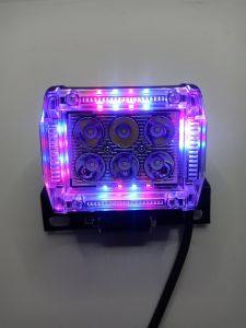 PROMO lampu tembak LED 6 mata 3senja +. saklar sesuai Poto dan Vidio yg kami tampilkan UNIVERSAL