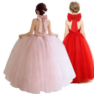Gorgeous Teen Girls Dress New Wedding flower girl dress Luxury Girls Beauty Pageant Gowns Stage performance host evening dress