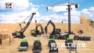 Xe đồ chơi xe tải lớn tỷ lệ 1:46 xe kỹ thuật hợp kim cần cẩu