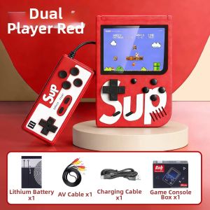 CHUNCAN | Mario Theme Mini Handheld Game Console for Kids Dual Player