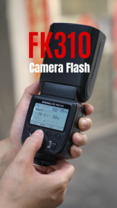 Photoolex Genuine FK310 Camera Flash | 5600K GN33 | Multi-Camera Hot Shoe for Product/Portrait/Photo