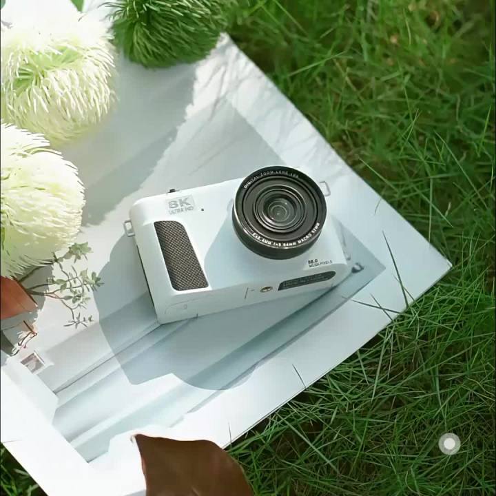 [ SG ] LONAISCI 8K Digital Camera 88MP 18X Zoom 180°Flip Screen Selfie ...