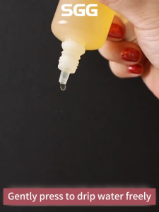 (HOME+) Portable Travel Squeeze Dropper Bottles Sharp-mouthed Liquid Sorting Dispenser