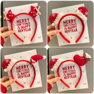 Christmas Themed Hairband Womens New 2026 Fashionable Hair Accessories Childrens Hair Clip Holiday Costume Props Hair Buckles