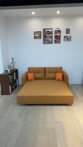 【COD】Foldable Sofa Bed with Storage Cabinet Easy Extendable Design