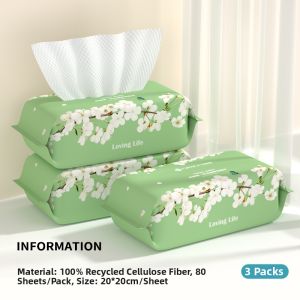Hypoallergenic Extra Thick Disposable Cotton Facial Cleaning Towel