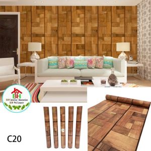 DIY WOOD TYPE PVC WALLPAPER